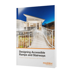 Moddex's Designing Accessible Ramps and Stairways Whitepaper Cover Image