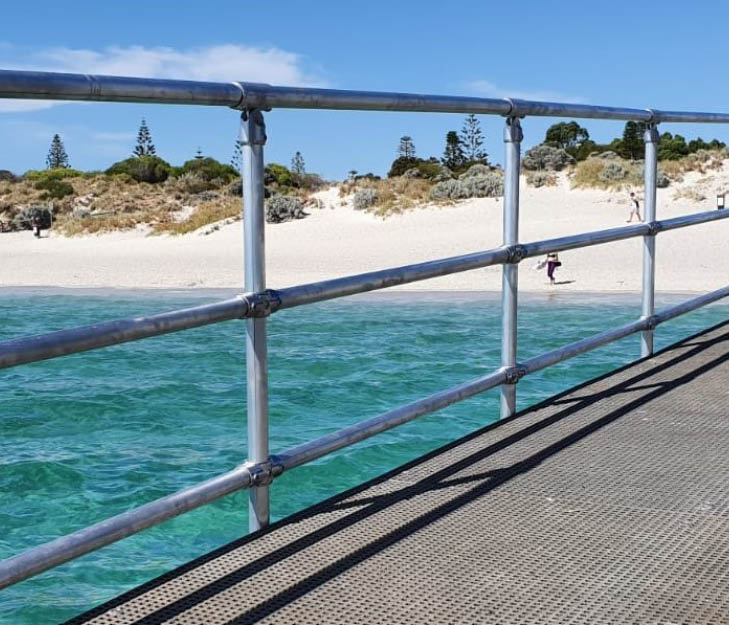 Handrail-Aluminium-Coogee Jetty